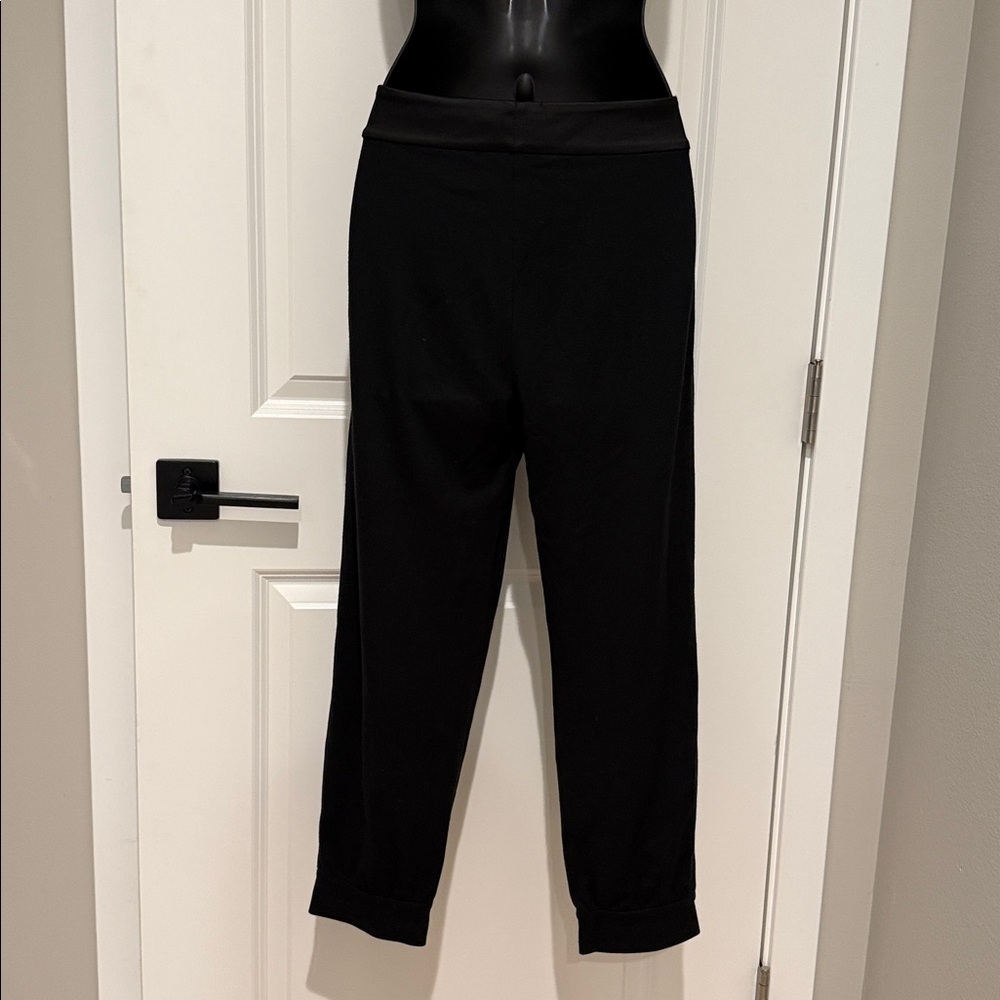 Diane von Furstenberg Pleat Front Cropped Jogger Slacks - Picture 4 of 11